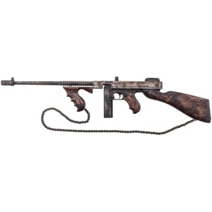 THOMPS WASTELANDER 1927A-1 DELUXE 45ACP RFL ENGRAVED WALNUT 20RD STICK/50RD DRUM