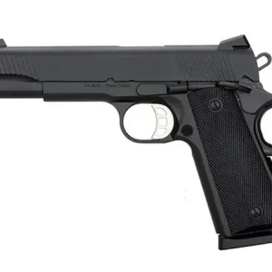 TISAS 1911 45ACP 5" BLACK, RUBBER, ENH, 2-8RD