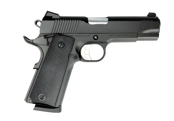 TISAS 1911 45ACP 4.25" BOBTAIL, G10, ENH, 2-8RD