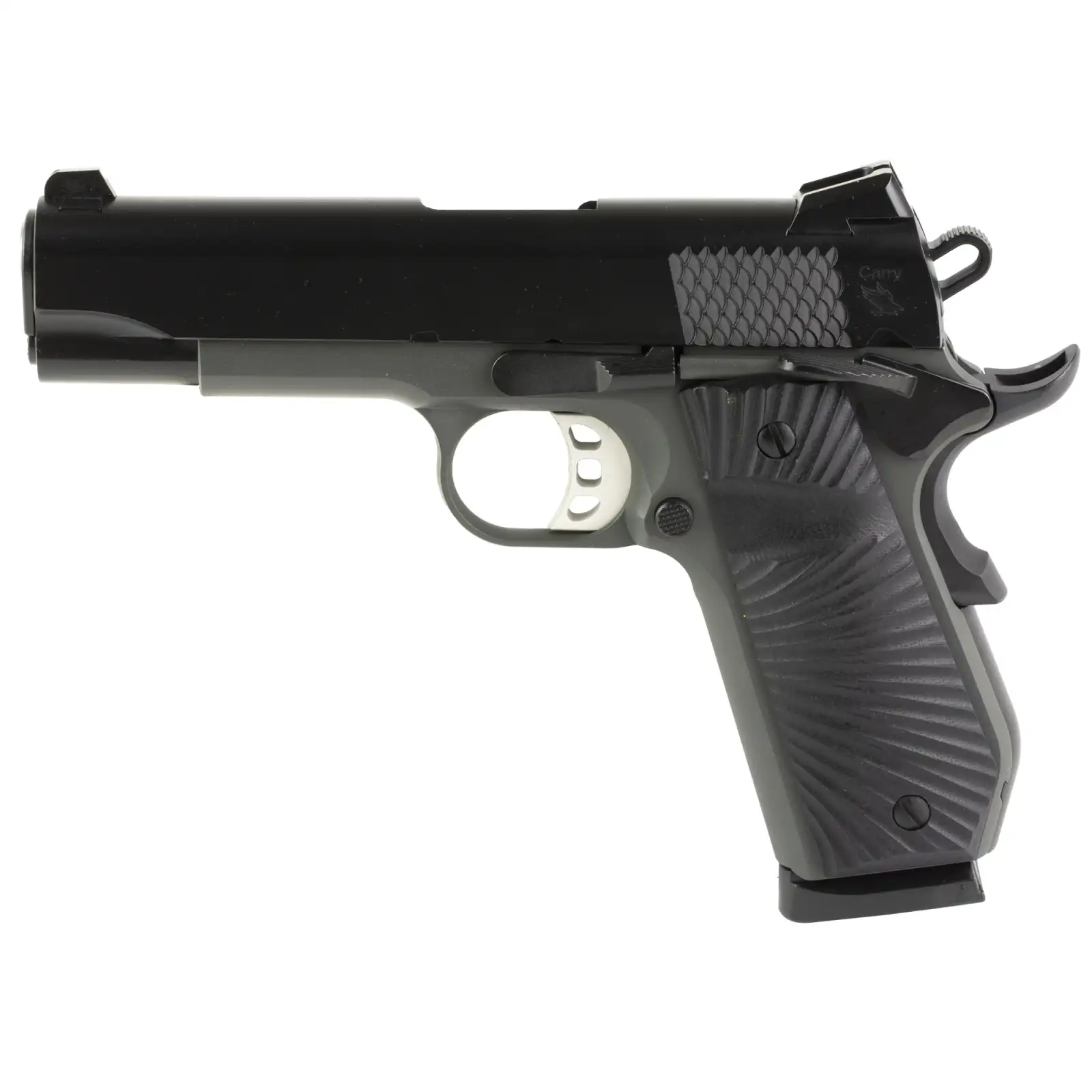 TISAS 1911 45ACP 4.25" BOBTAIL, G10, 2-8RD