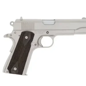 TISAS 1911A1 45ACP 4.25" TC, NICKEL, UPGRADED SIGHTS, 2-7RD