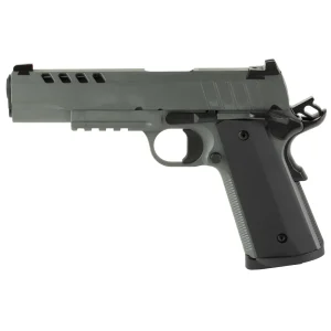 TISAS 1911 45ACP 5" NIGHT STALKER, GREY, RAIL, 2-8RD