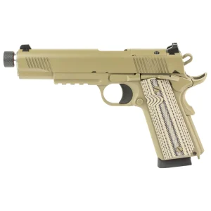 TISAS 1911 45ACP 5.5" FDE, OR, RAIL