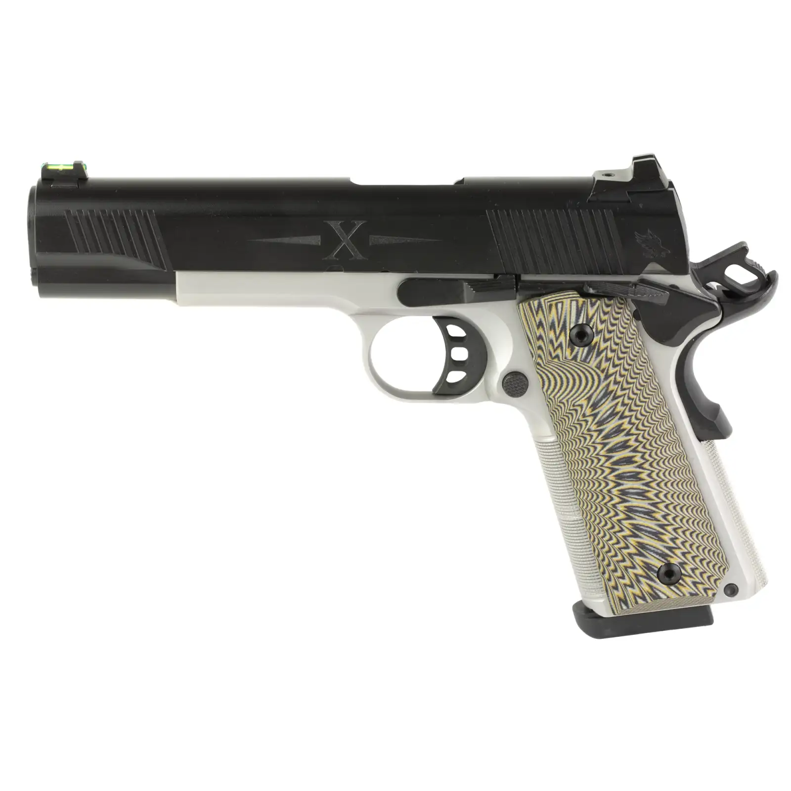 TISAS 1911 10MM 5" D10 FO, SS FRAME, 2-8RD