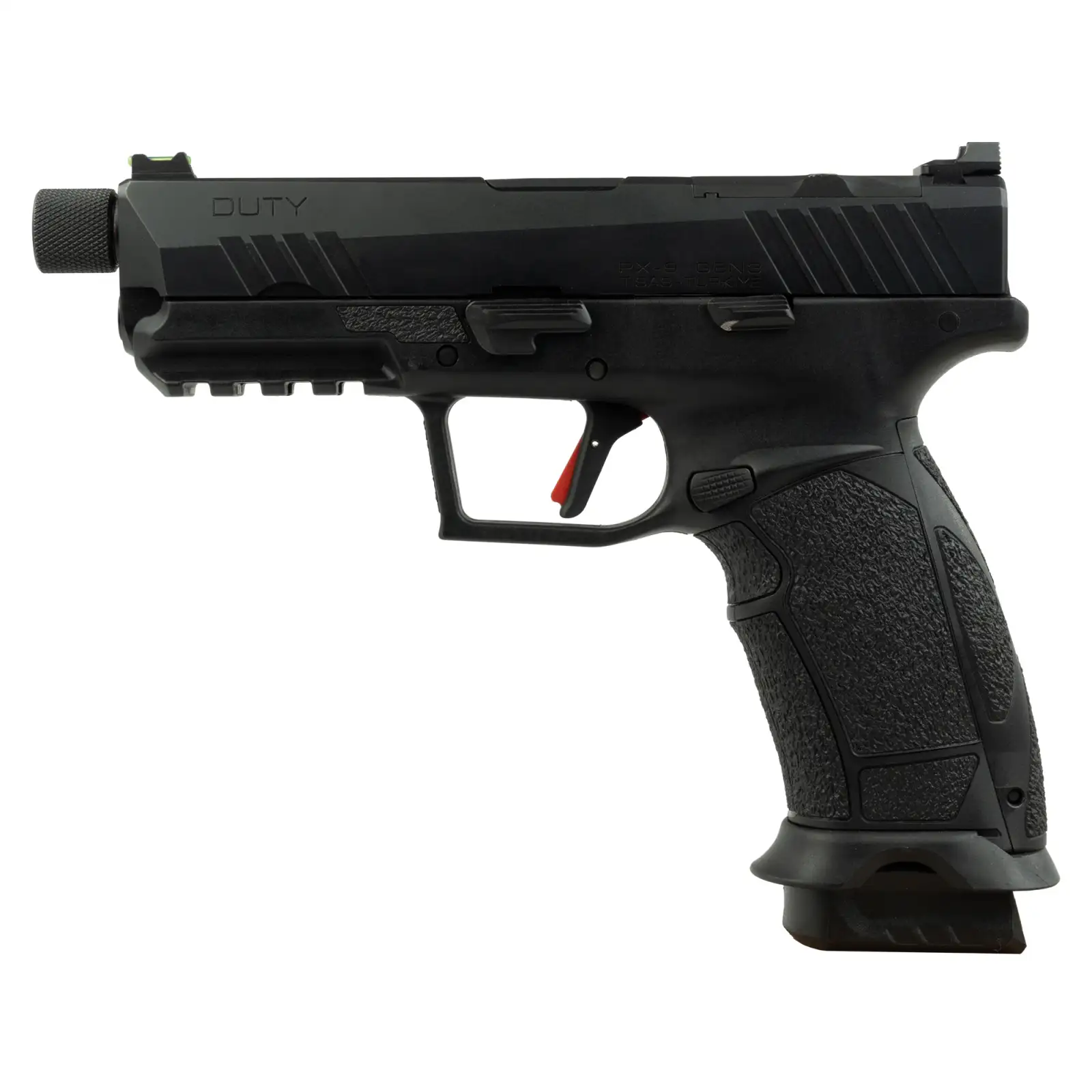TISAS PX-9 9MM 4.6" BLACK, RMR, 2-18/20RD