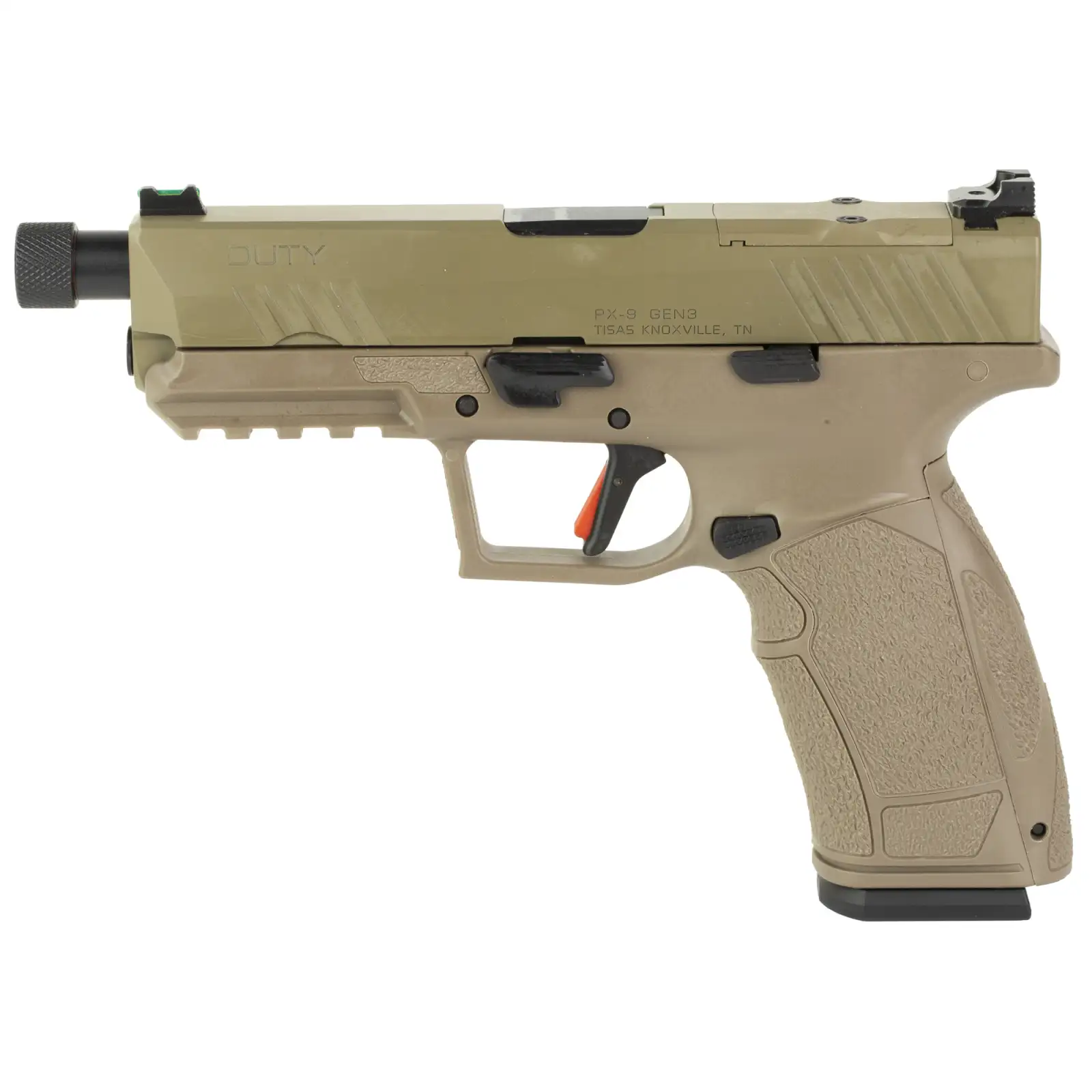 TISAS PX-9 9MM 4.6" FDE, RMR, 2-18/20RD - Image 2