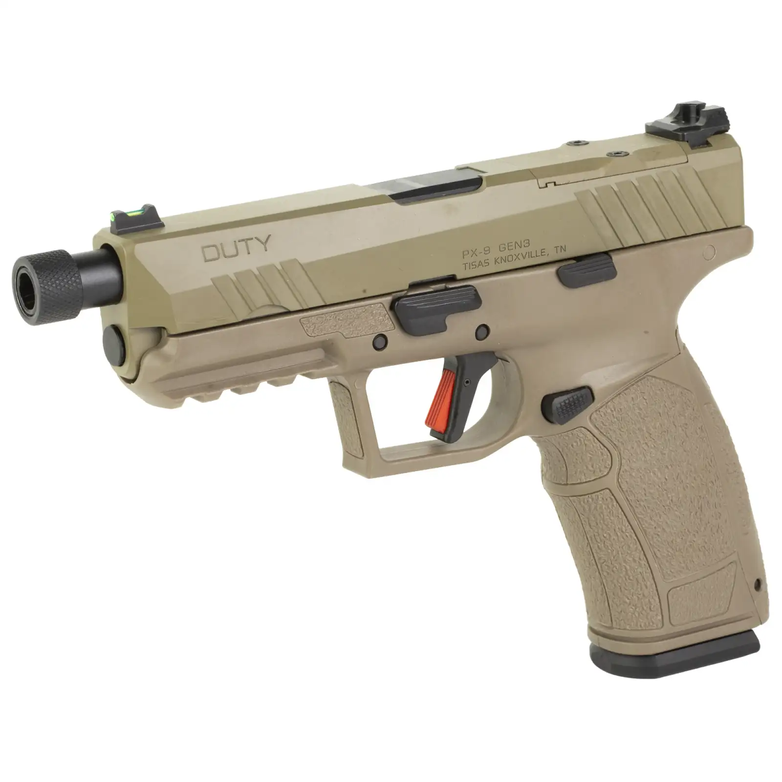 TISAS PX-9 9MM 4.6" FDE, RMR, 2-18/20RD - Image 4