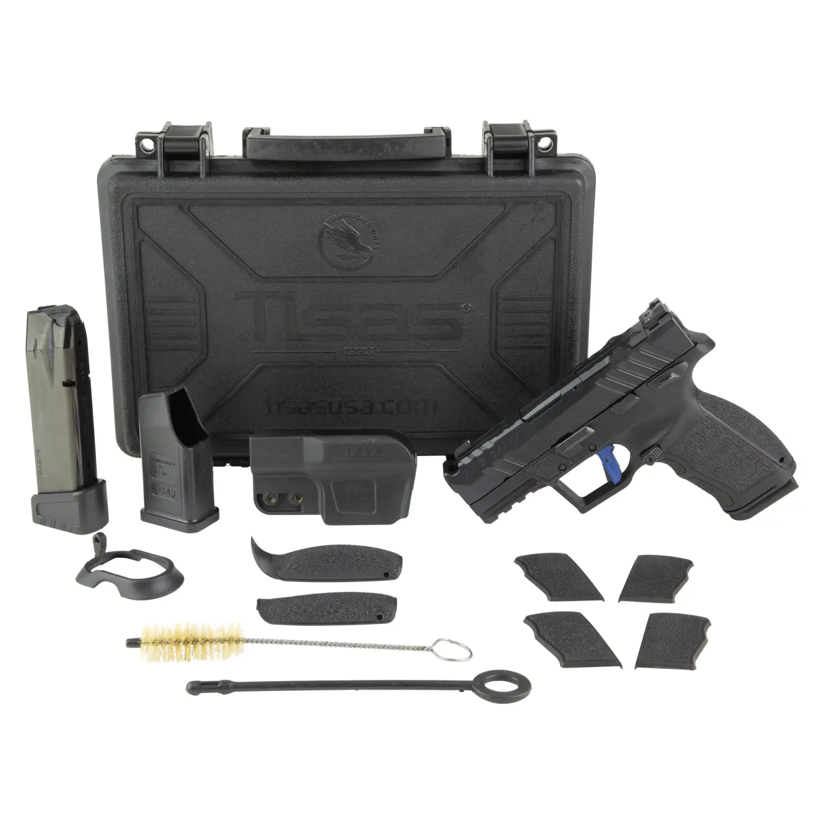 TISAS PX-9 9MM 3.5" BLACK, COMP, TS, 15RD