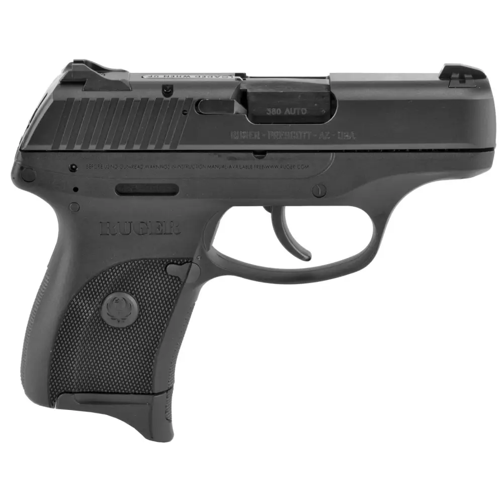 RUGER LC380 PSTL 380 ACP 3.1" BLK OXIDE SLD/BLK FRM 7+1