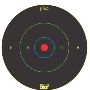 SPLATTER SHOT TARGET 12" - BULLSEYE MULTI-COLOR 5PK