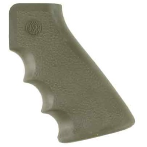 HOGUE AR-15 RUBBER GRIP HANDLE - OD GREEN