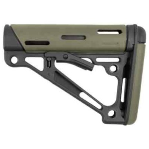 HOGUE AR-15 COLLAPSIBLE STOCK - OD GREEN RUBBER MIL-SPEC