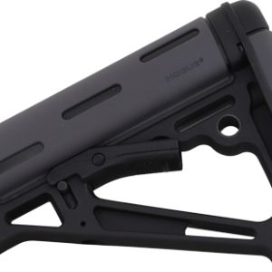 HOGUE AR-15 COLLAPSIBLE STOCK - OVERMOLDED GREY MIL-SPEC