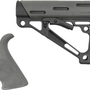 HOGUE AR-15/M-16 KIT MIL-SPEC - GRIP W/ COLLAPSIBLE STOCK GREY