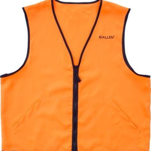 ALLEN DELUXE HUNTING VEST - ORANGE LARGE 2 FRONT POCKETS
