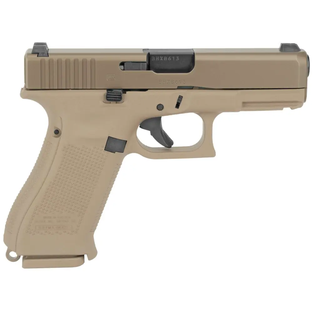 GLOCK G19X GEN 5 9MM PISTOL 4.02" FDE 1-17RD 2-19RD MAGAZINES
