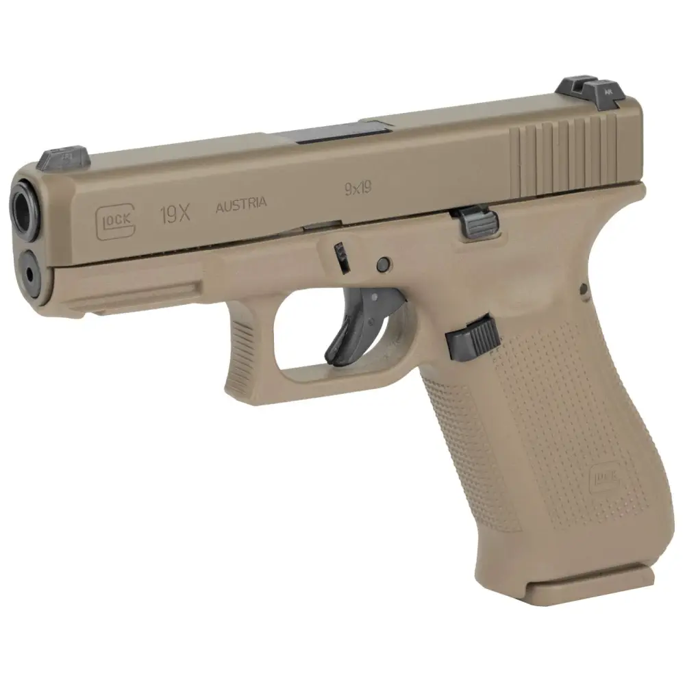 GLOCK G19X GEN 5 9MM PISTOL 4.02" FDE 1-17RD 2-19RD MAGAZINES - Image 2