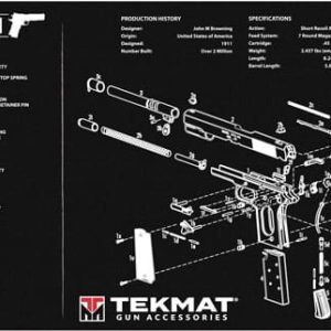 TEKMAT ARMORERS BENCH MAT - 11"X17" 1911 PISTOL