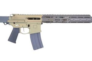 Q LLC HB-300BLK-7IN-HBSIL Honey Badger 300 Blackout 7" 1:5 Twist Short Barreled Rifle W/ Direct Thread HB Silencer Gray