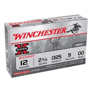12GA 2-3/4" #9 00BUCK 15RDS