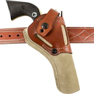 DESANTIS WILD HOG HOLSTER LTHR - AMBI RUGER WRANGLER 4 5/8" NAT