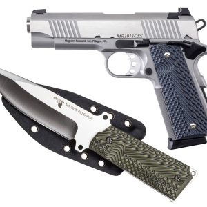 MAGNUM RESEARCH DE 1911 9MM 4.33" SS KNIFE   #
