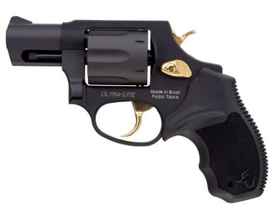 Taurus 856 38 SPL+P 2-856021ULGLD 2" 6 Rounds Ultra-Lite Anodized Matte Black W/ Gold Accents