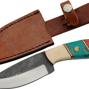 SZCO RITE EDGE 8.5" REDTAIL - HUNTER LEATHER SHEATH