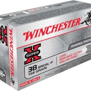 WINCHESTER SUPER X 38SPL 158G +P HP 50RD