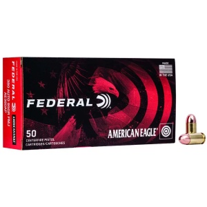 FEDERAL 380 AUTO 95GR FMJ 50 RD/BX 20 BX/CS