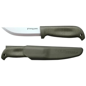 COLD STEEL FINN HAWK 4" CURVED - BELLY BLADE W/ SECURE-EX SHTH