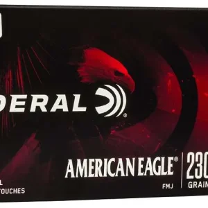FEDERAL 45 AUTO 230GR FMJ 50 RD/BX 20 BX/CS