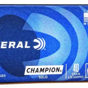 FEDERAL 22 LR HV LIGHTNING 40GR SOLID "CHAMPION" 50 RD/BX 100 BX/CS