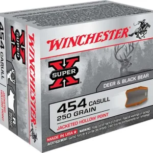 WINCHESTER SUPER X 454CASULL 250GR JHP 20RD BX 200RD CASE