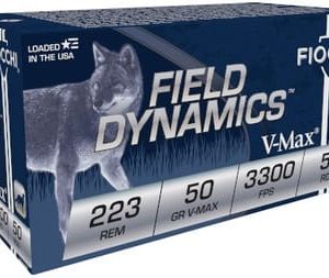 Fiocchi 223 Remington Extrema Ammunition FI223HVA50 50 Grain V-MAX 50 rounds