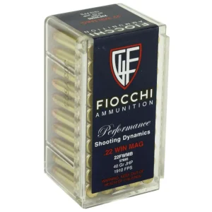 FIOCCHI 22 WIN MAG 40GR JHP