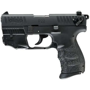 WALTHER P22Q 22LR PISTOL 3.42" BLACK LASER SET 10RD