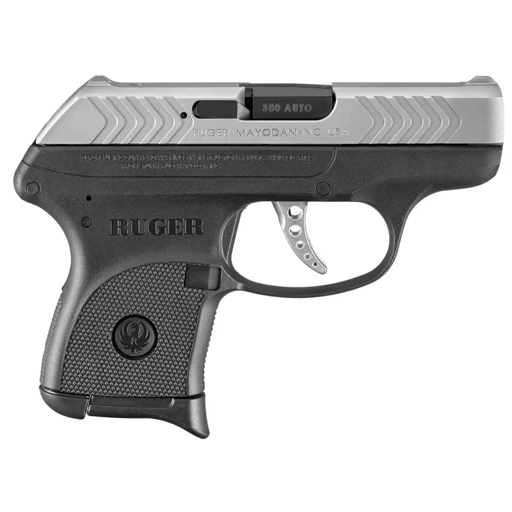 RUGER LCP 380 ACP PSTL 2.75" STAINLESS SLD/BLK FRM 6+1