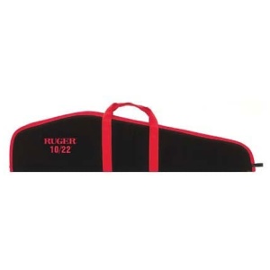 ALLEN GUN CASE 40" SCOPED - RUGER 10/22 NYLON BLACK/RED