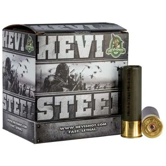 HEVI-SHOT HEVI-STEEL 12GA 3-1/2IN 1-3/8OZ #2 25 RD/BX 10 BX/CS