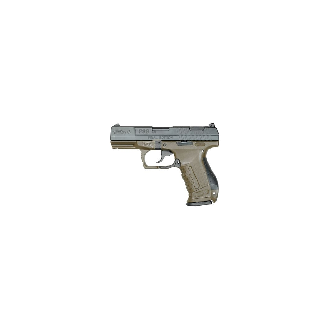 Walther 2874172 P99 Final Edition 9mm 4" 15+1 Black/OD Green - Image 2