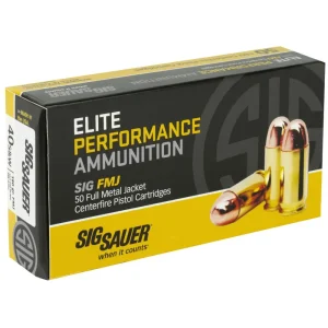 SIG SAUER ELITE BALL 40S&W 180GR FMJ 50RD BX