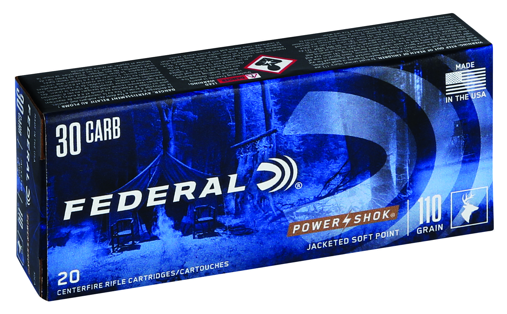 FDR 30CAR 110GR PWRSK SP 20RD