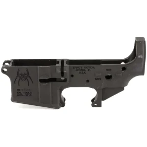 SPIKES TACTICAL STRIPPED LOWER RECEIVER MULTI CAL, SPIDER W/ FIRE/SAFE