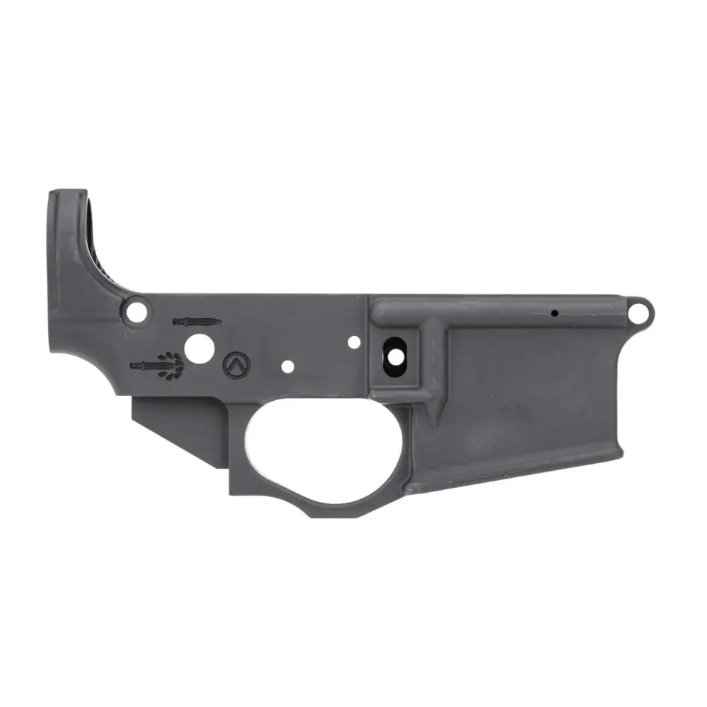 SPIKES TACTICAL STRIPPED LOWER RECEIVER MULTI CAL SPARTAN LOGO