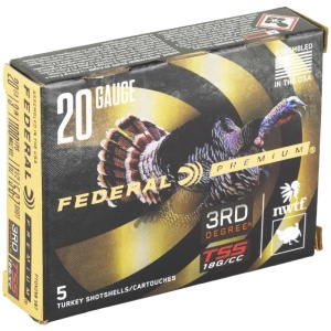 FEDERAL 20GA 3" 1-7/16OZ 5, 6, 7 SHOT 1100 FPS  5 RD/BX 10 BX/CS
