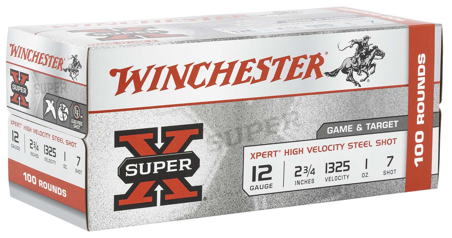 WINCHESTER 12 GA 2-3/4" #7 XPERT HV STEEL GAME 1 OZ 100 RD/BX 2 BX/CS