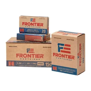 HORNADY FRONTIER 300 BLACKOUT 125GR FMJ 150RD BX 1200RD CASE