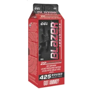 CCI 22 LR 38GR LRN 425 POUR PACK 425 RD/BX 8 BX/CS
