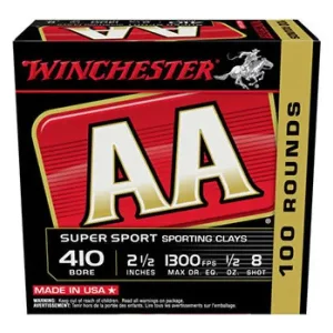 WINCHESTER 28 GA 2-3/4" #7.5 AA SUPER SPORT SC 3/4 OZ 100 RD/BX 5 BX/CS